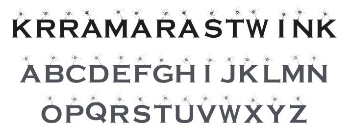 KR Ramara's Twink Font