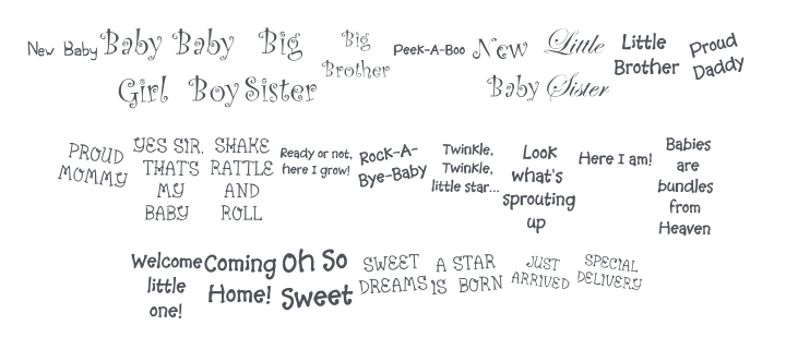 KR Scrappin Babies Font