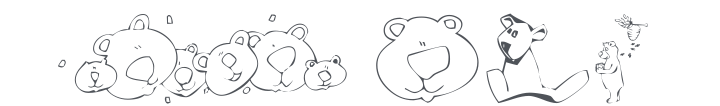 KR Scrappin Bears Font