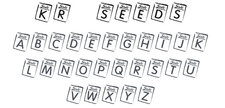 KR Seeds Font