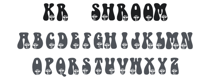 KR Shroom Font