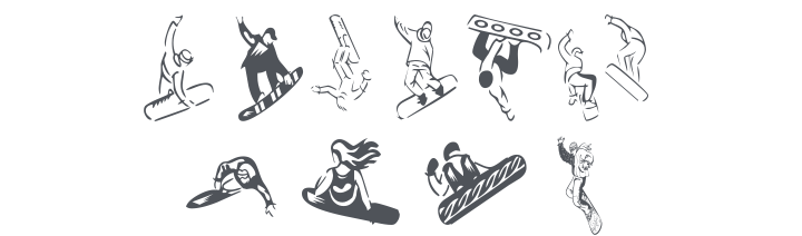 KR Snowboard Font