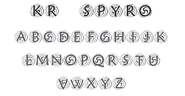 KR Spyro Font