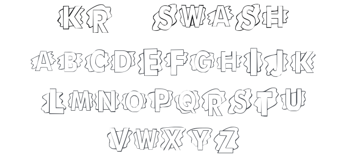 KR Swash Font