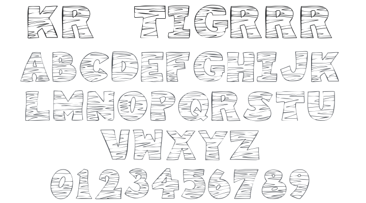 KR Tigrrr Font