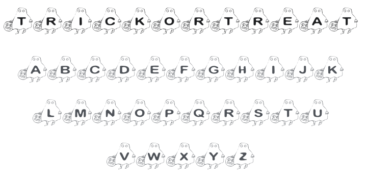 KR Trick Or Treat Font