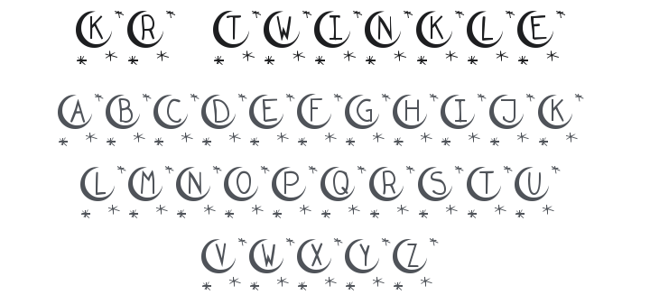 KR Twinkle Font