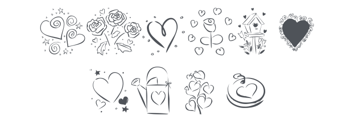 KR Valentines 2006 Font