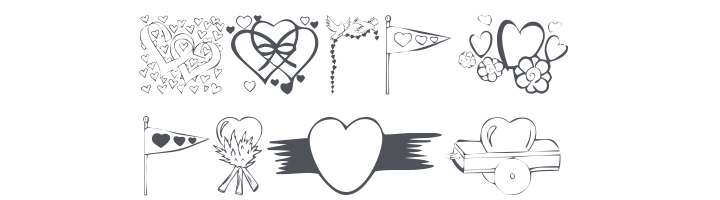 KR Valentines 2006 Nine Font