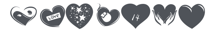 KR Valentines 2006 Six Font