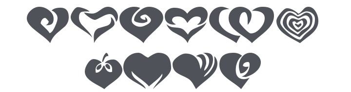 KR Valentines 2006 Two Font