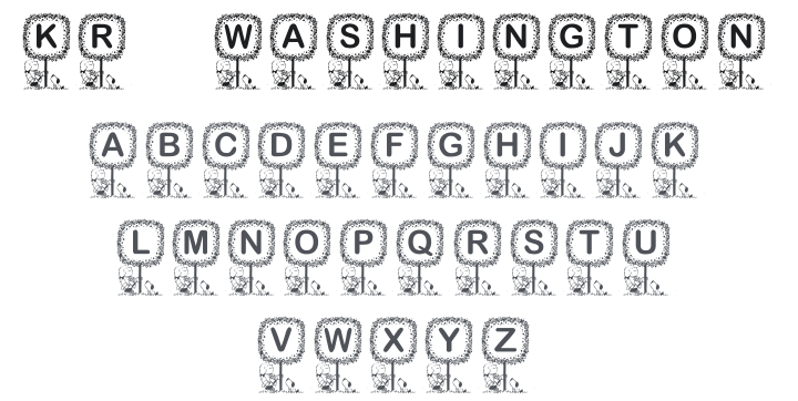 KR Washington Font