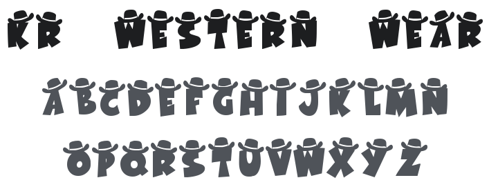 KR Western Wear 1 Font