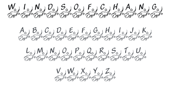 KR Winds Of Change Font