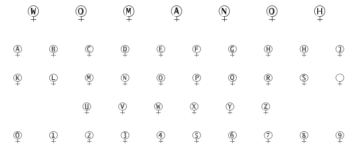 KR Woman Oh! Font