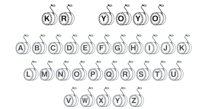 KR YoYo Font
