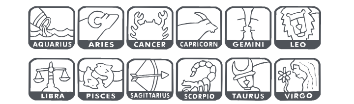 KR Zodiac Dings Font