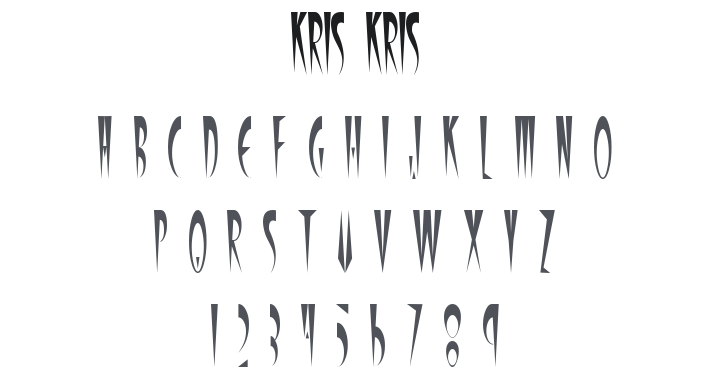 Kris Kris Font