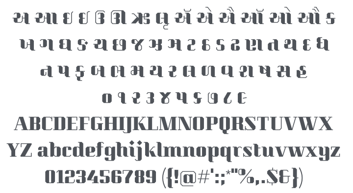 Kumar One Font Family