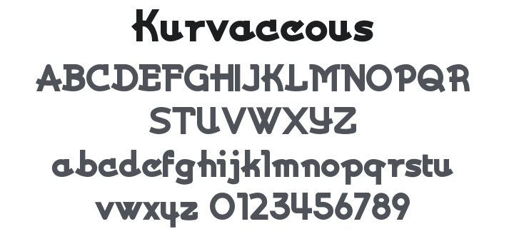 Kurvaceous Font