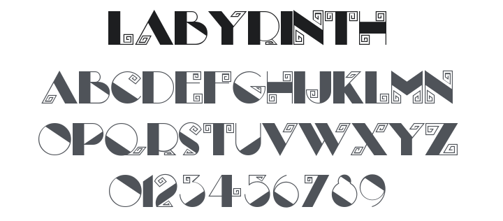 Labyrinth Font