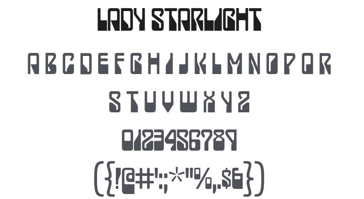 Lady Starlight Font