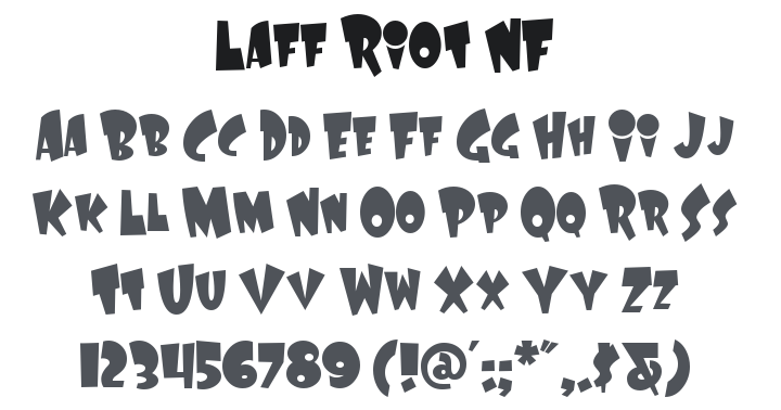 Laff Riot NF Font