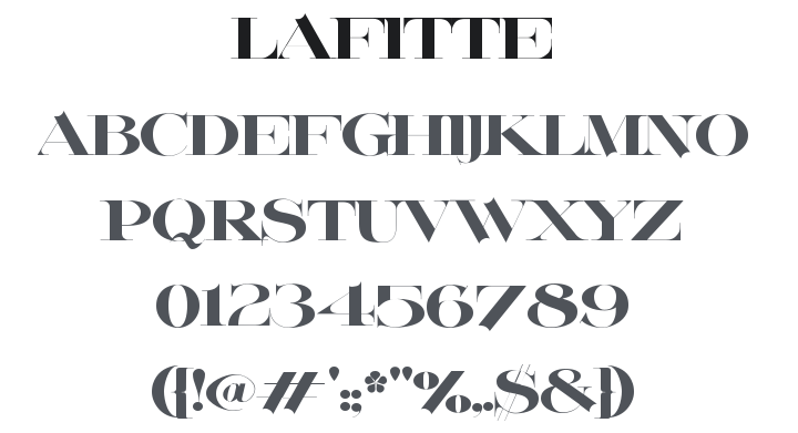 Lafitte Font