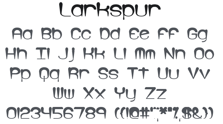 Larkspur Font