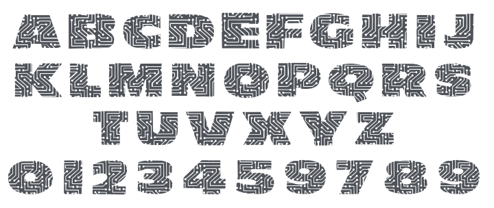 Leiterplatten Sans Font