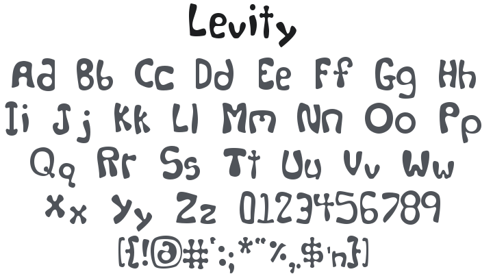 Levity Font