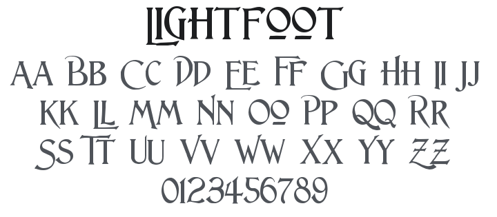 Lightfoot Font Family