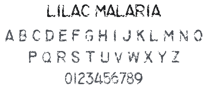 Lilac Malaria Font