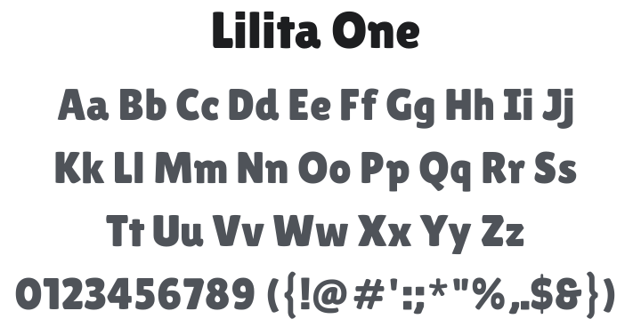 Lilita One Font