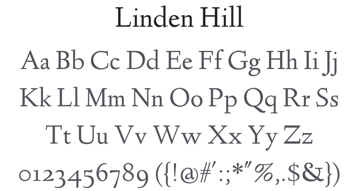 Linden Hill Font Family