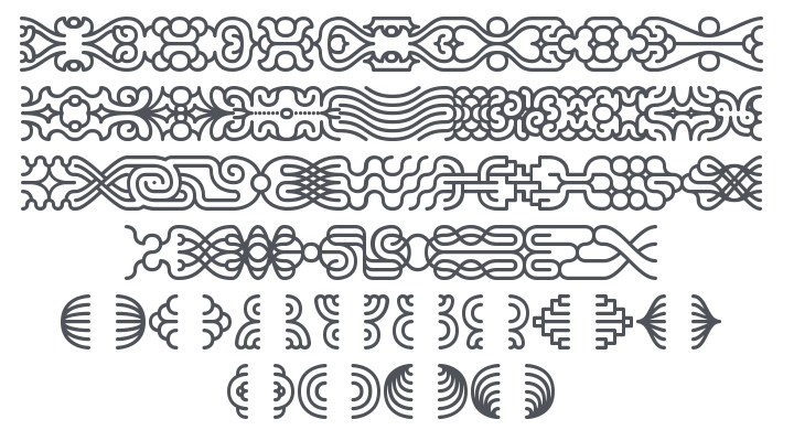 Line Dings Font