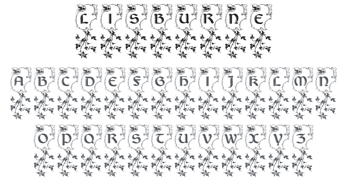 Lisburne Initials Font