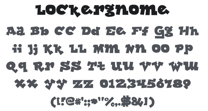 Lockergnome Font