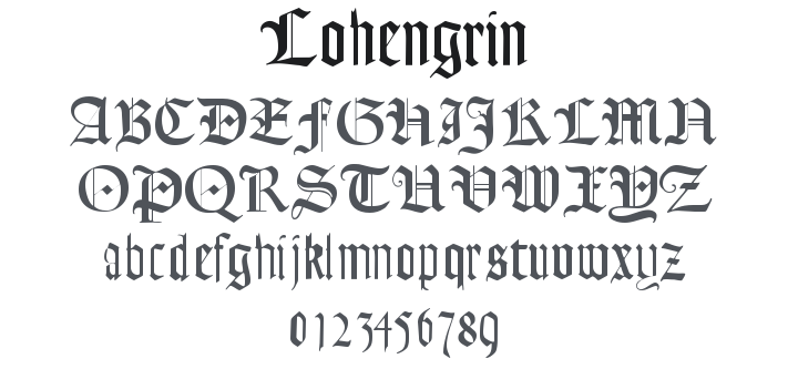 Lohengrin Font