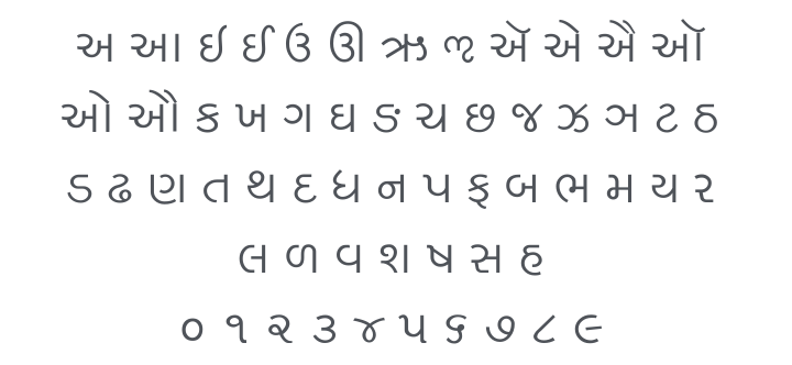 Lohit Gujarati Font
