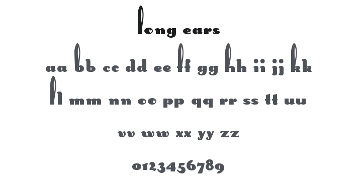 Long Ears MF Font