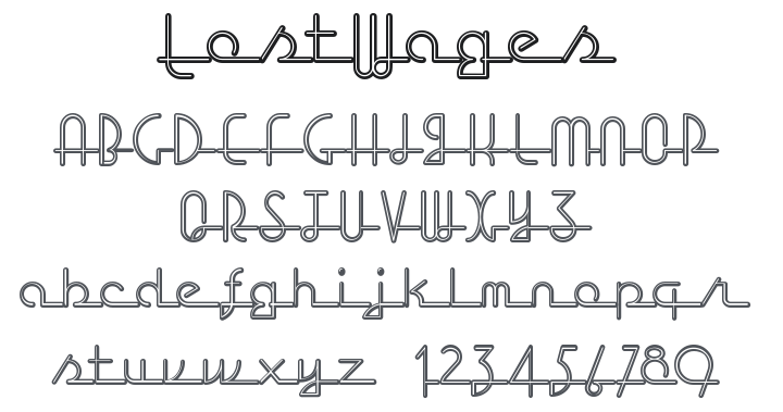 Lost Wages Font