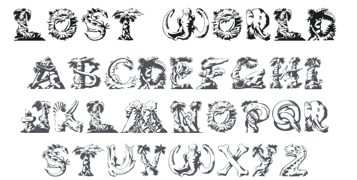 Lost World Font