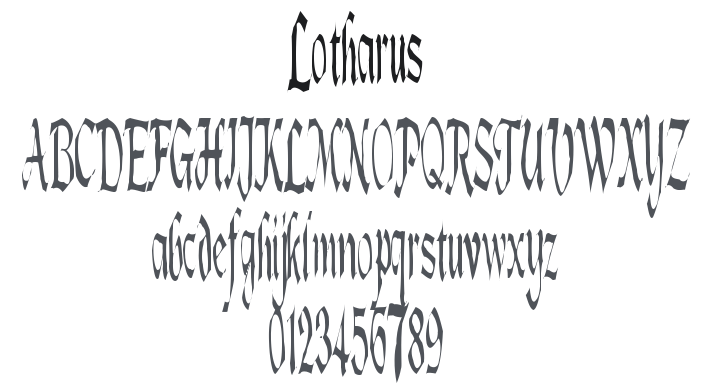 Lotharus Font Family