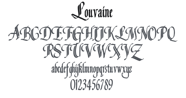 Louvaine Font