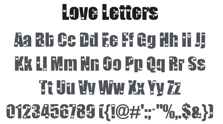 Love Letters Font
