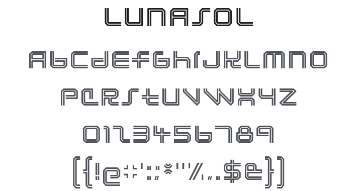 Lunasol Font Family