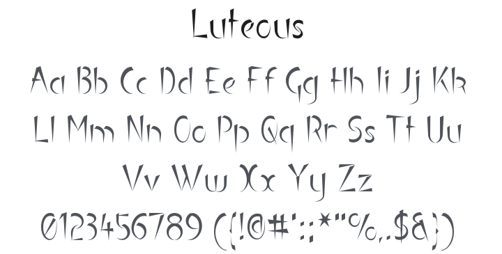 Luteous Font Family