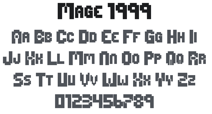 Mage 1999 Font
