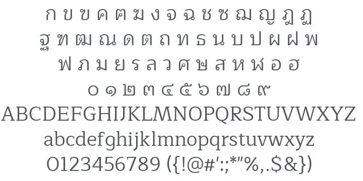 Maitree Font Family